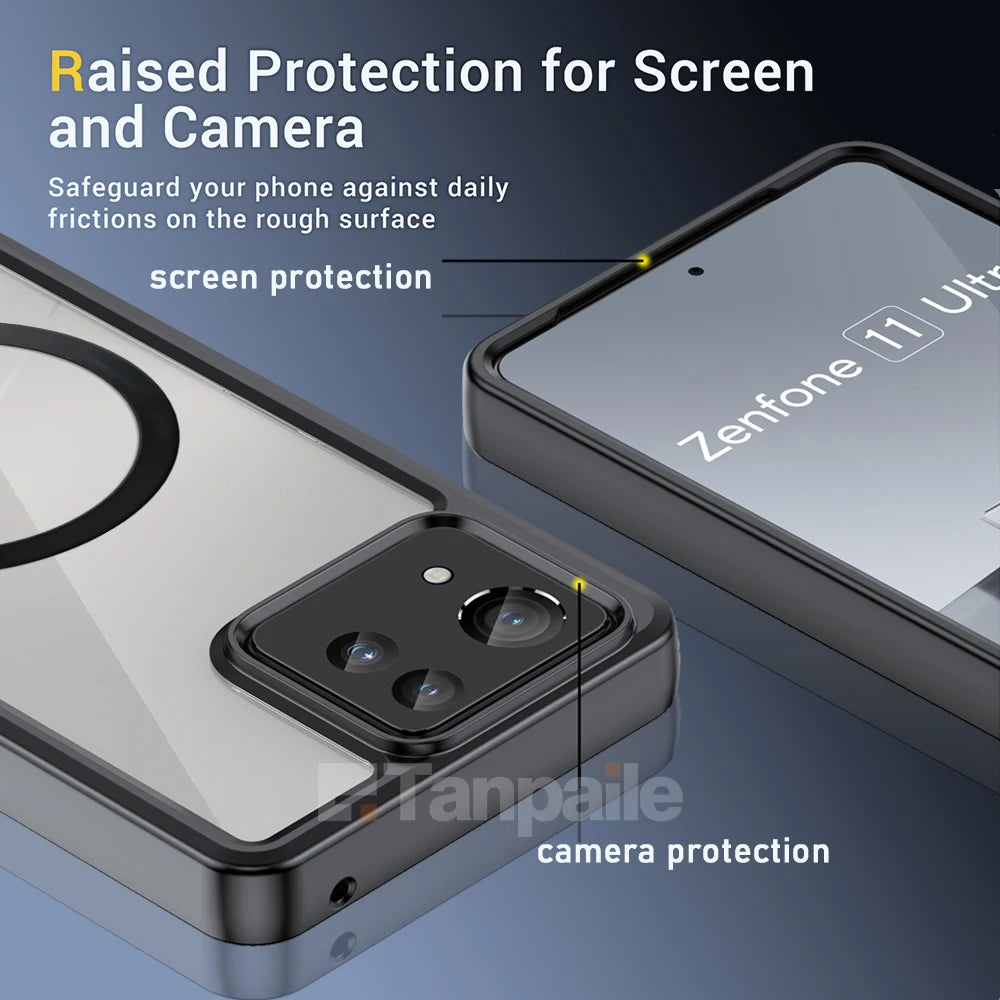 Deksel til Asus Zenfone 11 Ultra Zenfone9 10 Shockproof Minimalist Slim Thin Phone Cover Bumper Casing【Upgrade】
