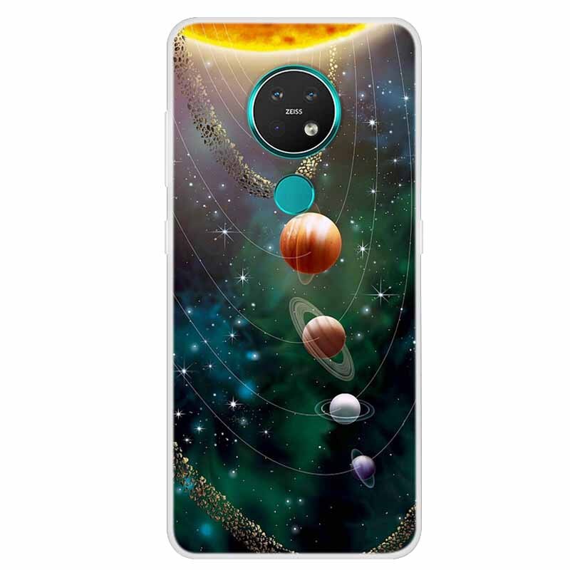 Deksel til Nokia 7.2 deksel 6.2 C20 C30 silikondeksel med motiv For Nokia 6.2 deksel Bumper Nokia X20