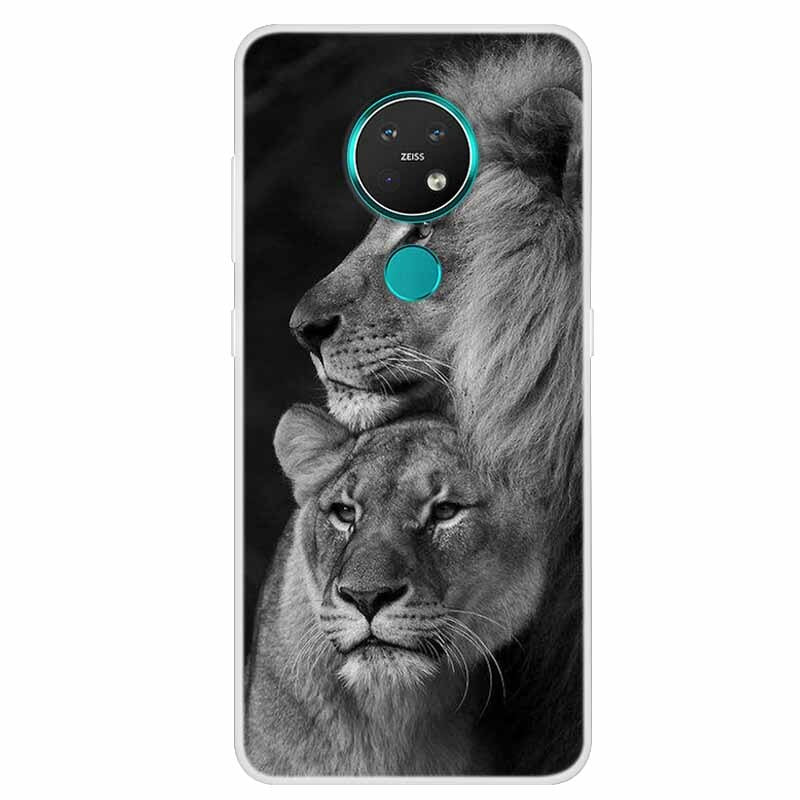 Deksel til Nokia 7.2 deksel 6.2 C20 C30 silikondeksel med motiv For Nokia 6.2 deksel Bumper Nokia X20