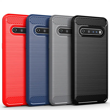 Deksel til LG V60 ThinQ Case For LG V60 ThinQ V60 Thin Q Coque Shockproof Silicone Bumper Soft TPU Cover For LG V60 ThinQ Fundas