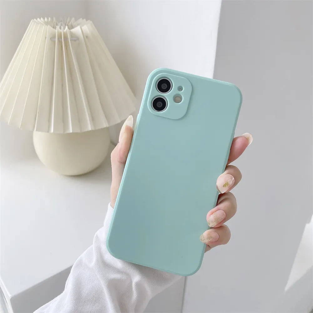Deksel til Huawei P10 P20 P30 P40 Lite E P50 Pro P Smart Z 2021 Y6s Y9s Y7a Y9a Soft Thin Candy Cover
