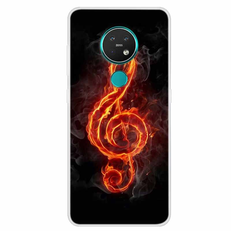 Deksel til Nokia 7.2 deksel 6.2 C20 C30 silikondeksel med motiv For Nokia 6.2 deksel Bumper Nokia X20