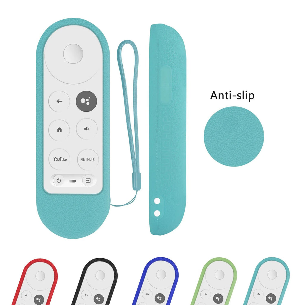 Deksel til Chromecast for Google TV 2020 Voice Remote Shockproof Protective Cover for Google Remote Controller
