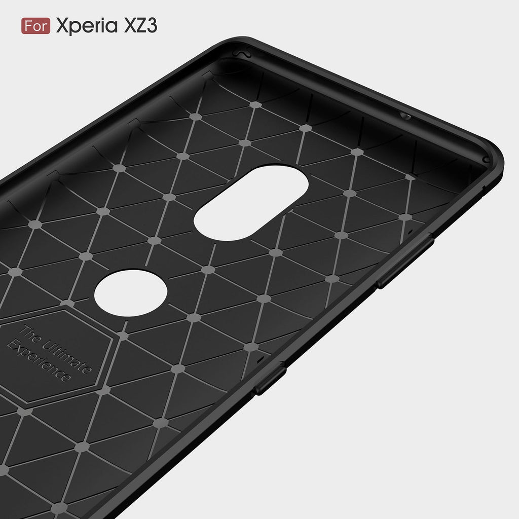 Deksel til Sony Xperia XZ3 XZ1 XZ2 Premium Case Carbon fiber Cover Shockproof Phone Cases For Sony Xperia XZ2 Compact XZ1 Back cover