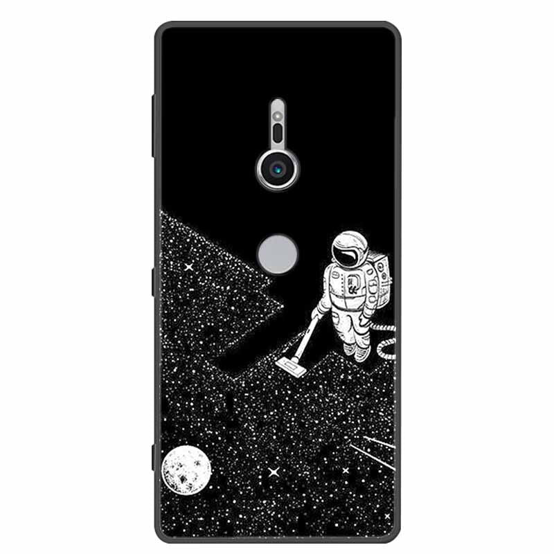 Deksel til Sony Xperia XZ1 XZ2 XZ3 Cover Silicone Painted Soft Phone Back Cases for Sony XZ2 Compact Premium Protective Funda Capa