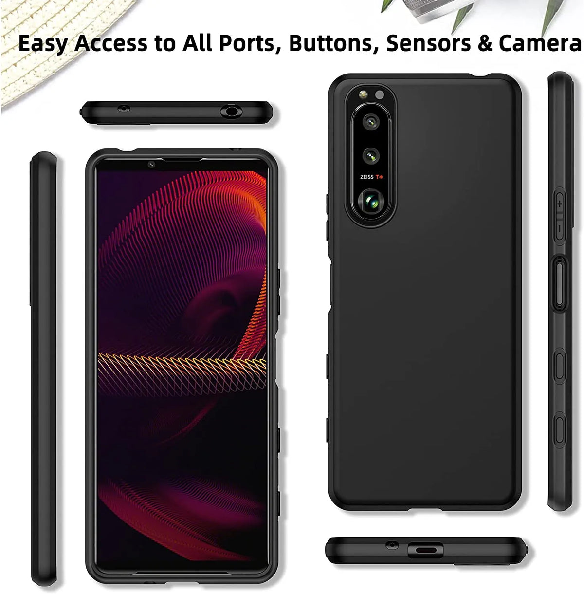 Deksel til Sony Xperia 1 5 10 II III Pro-I IV V 2022 2023