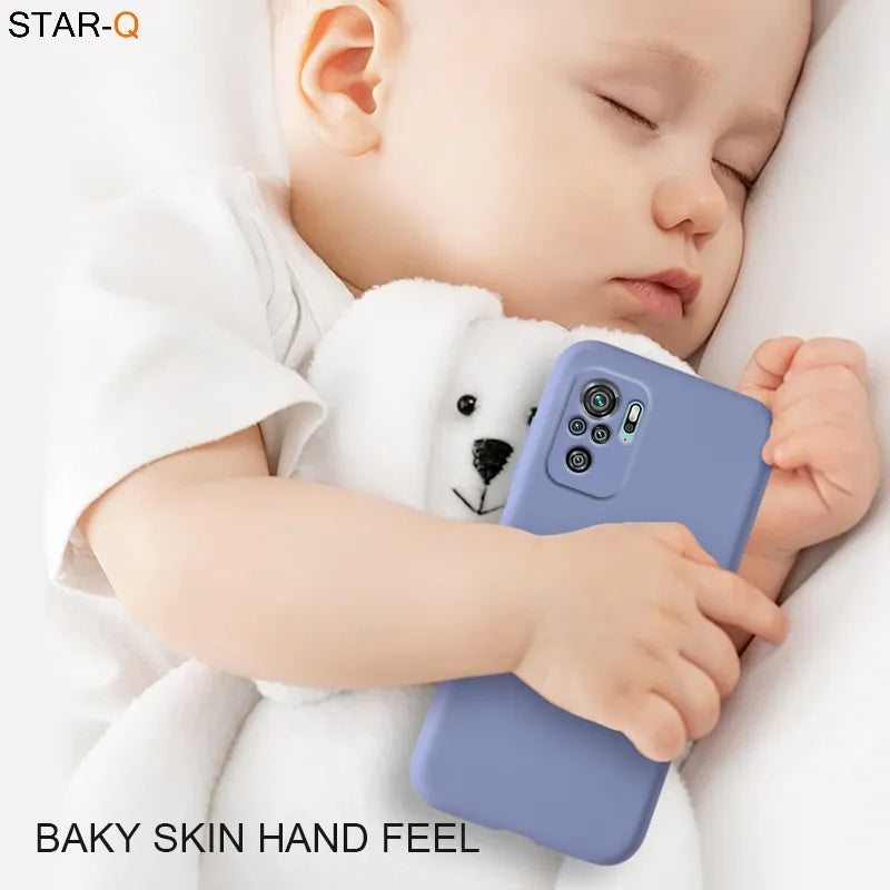 Deksel til Xiaomi Redmi Note 10 pro max 10s Original Camera Protective Soft Back Covers On Redmi Note10