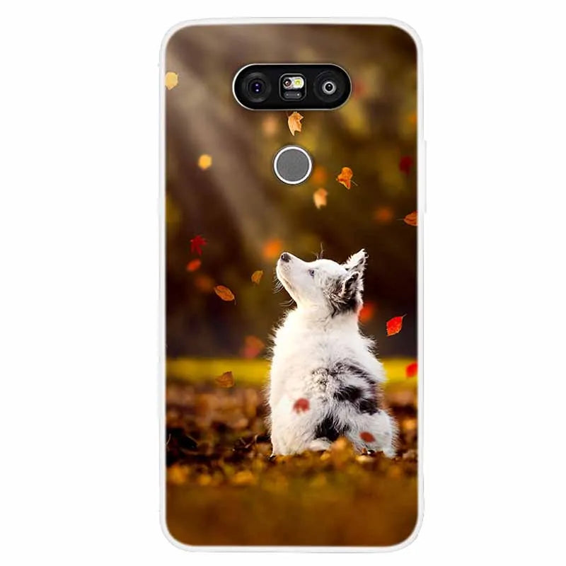 Deksel til LG G5 Case Luxury Soft Silicone Back Cover Phone Case For LG G5 H860 H850 F700L Coque TPU Cartoon Bumper Funda Fashion Shell