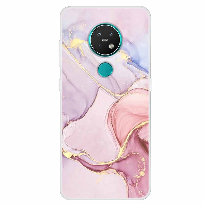 Deksel til Nokia 7.2 deksel 6.2 C20 C30 silikondeksel med motiv For Nokia 6.2 deksel Bumper Nokia X20