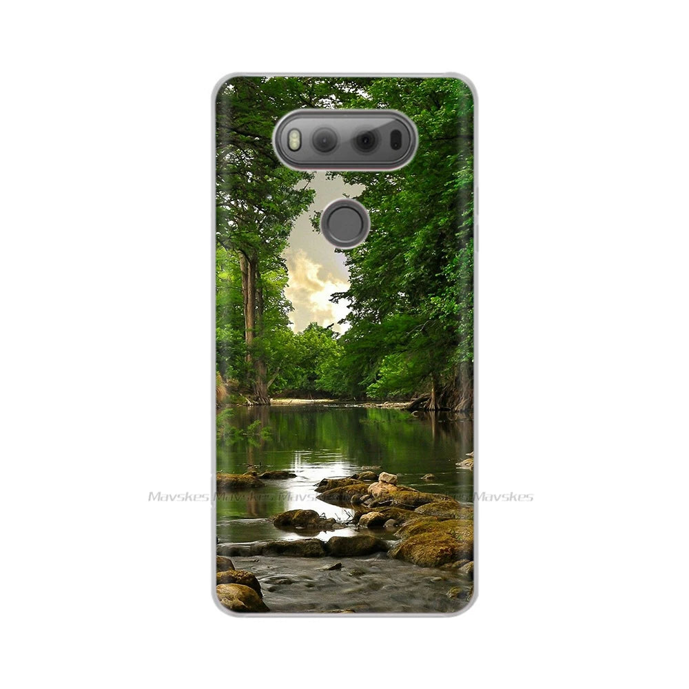 Deksel til LG V20 Case For LG V20 LGV20 V 20 Plus Pattern TPU Cell Phone Case Bumper Fundas