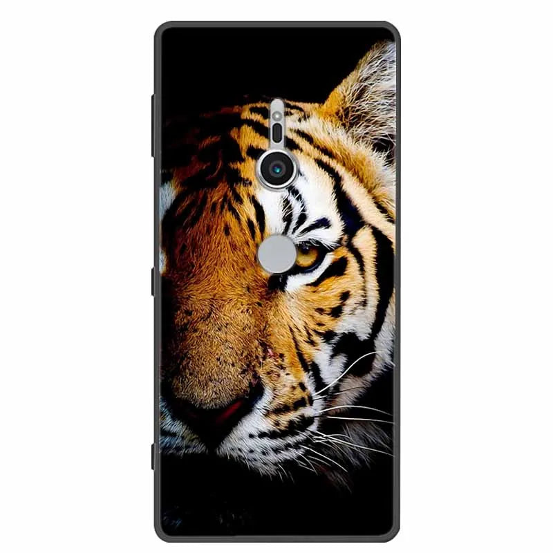 Deksel til Sony Xperia XZ1 XZ2 XZ3 Cover Silicone Painted Soft Phone Back Cases for Sony XZ2 Compact Premium Protective Funda Capa
