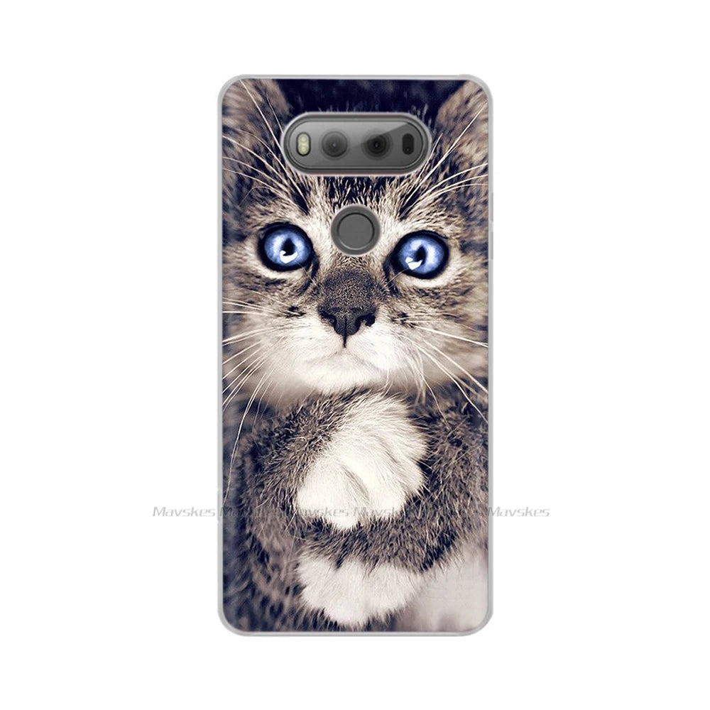 Deksel til LG V20 Case For LG V20 LGV20 V 20 Plus Pattern TPU Cell Phone Case Bumper Fundas