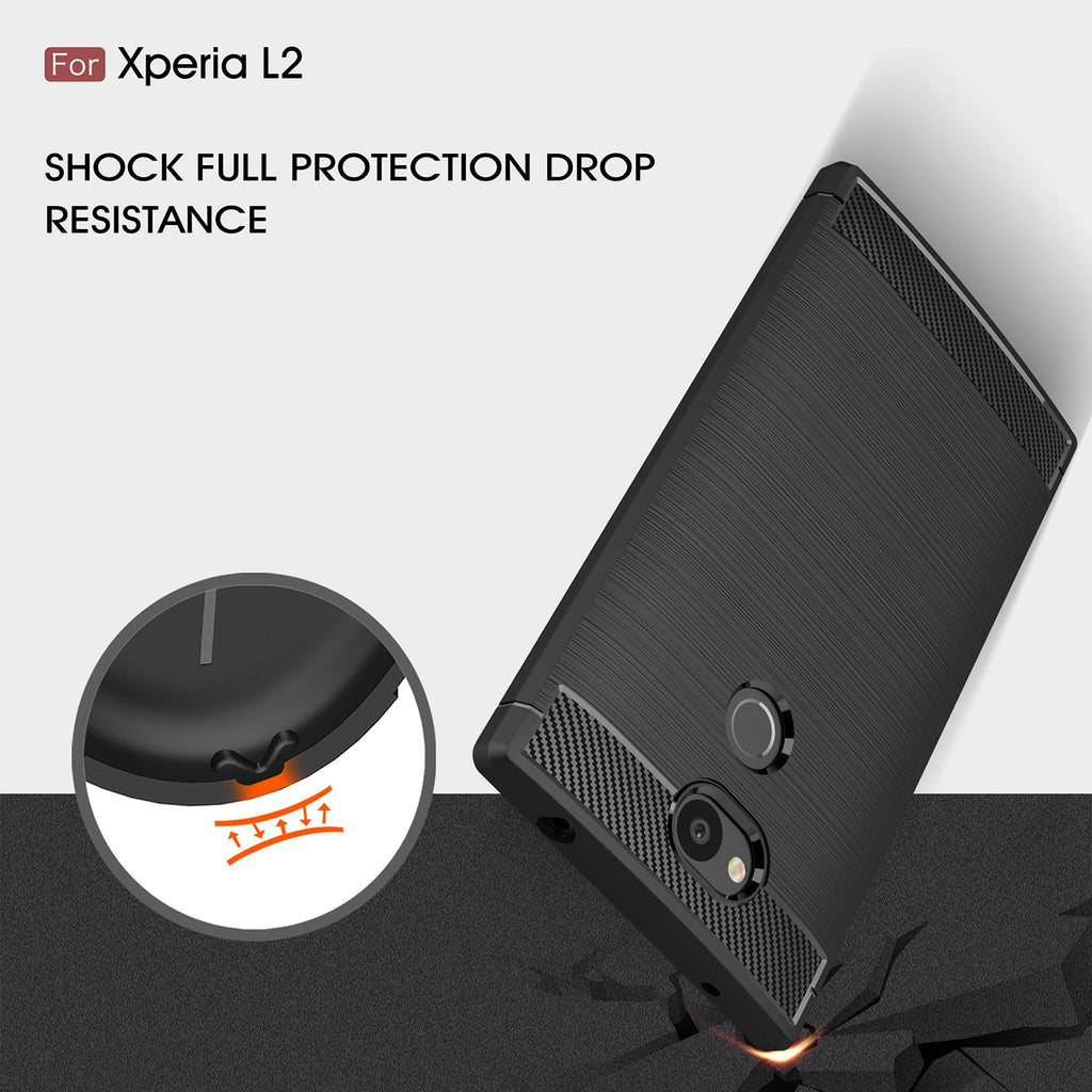 Deksel til Sony Xperia L3 L2 L1 Soft Shockproof Case for Sony 1 5 10 XA1 XA2 Plus Ultra Anti-Knock Silicone Cover