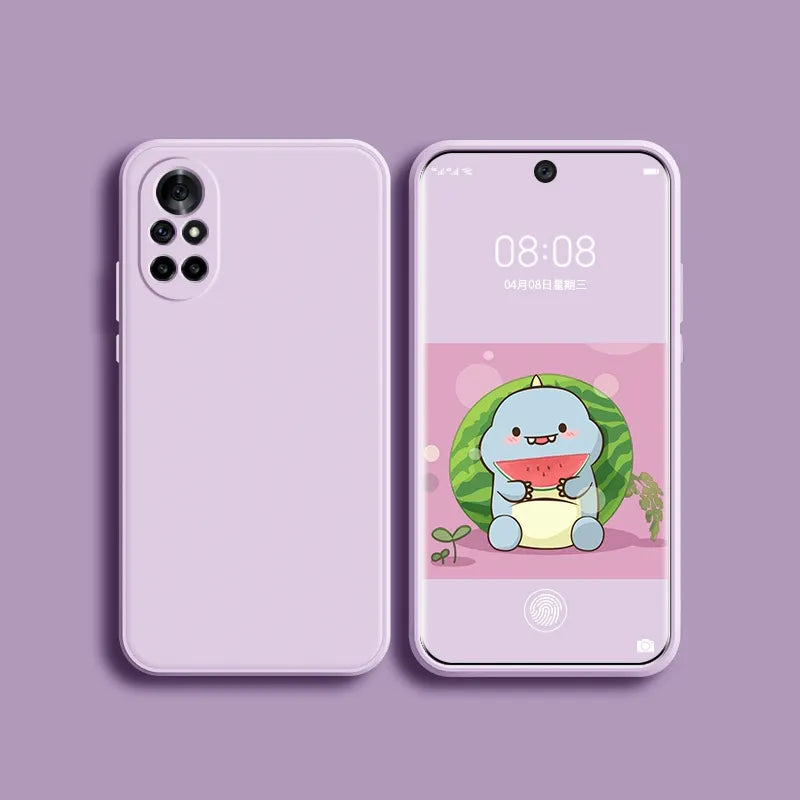 Deksel til Huawei Y5p Y6p Y7p Y6s Y9s Y7a Y9a Y5 Y6 Y7 Pro 2018 Y9 Prime 2019 Soft Thin Candy Cover