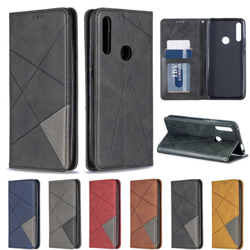 Deksel til Huawei P40 P30 P20 Lite P 40 Pro Honor 9X 8A 10i 20i Y5 Y6 Y7 Psmart 2019 Case Flip Stand Cover