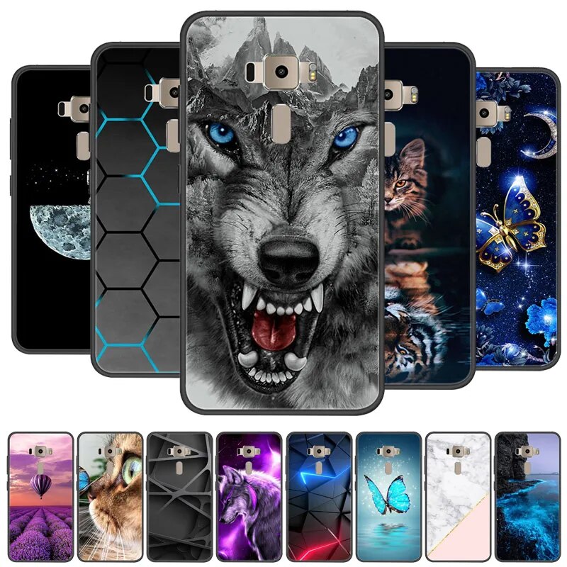 Deksel til Asus Zenfone 3 ZE552KL Case Phone Cover Silicone Soft TPU Back Cover for Asus Zenfone3 ZE552KL Case 5.5 inch Fundas Bumper