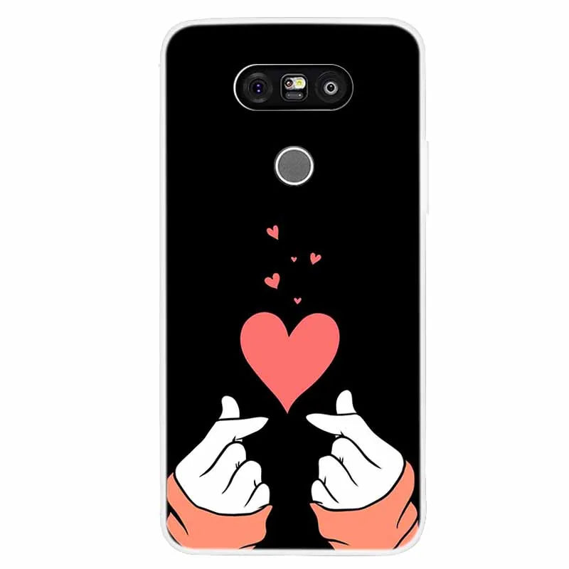 Deksel til LG G5 Case Luxury Soft Silicone Back Cover Phone Case For LG G5 H860 H850 F700L Coque TPU Cartoon Bumper Funda Fashion Shell