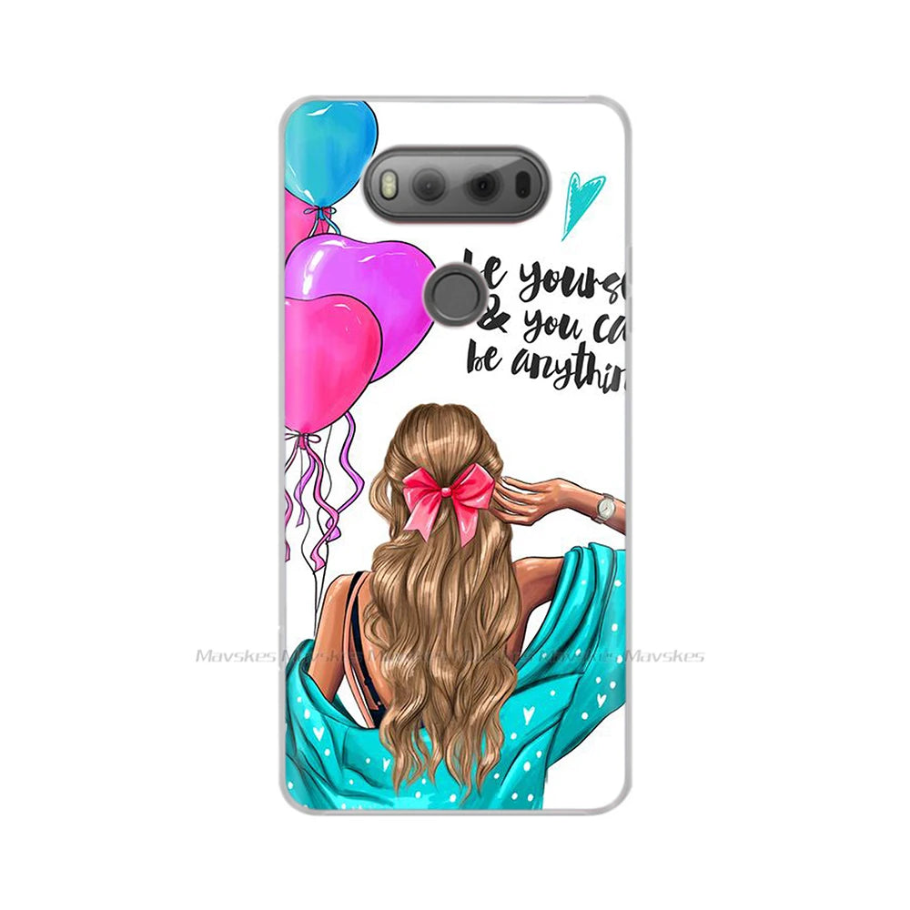 Deksel til LG V20 Case For LG V20 LGV20 V 20 Plus Pattern TPU Cell Phone Case Bumper Fundas
