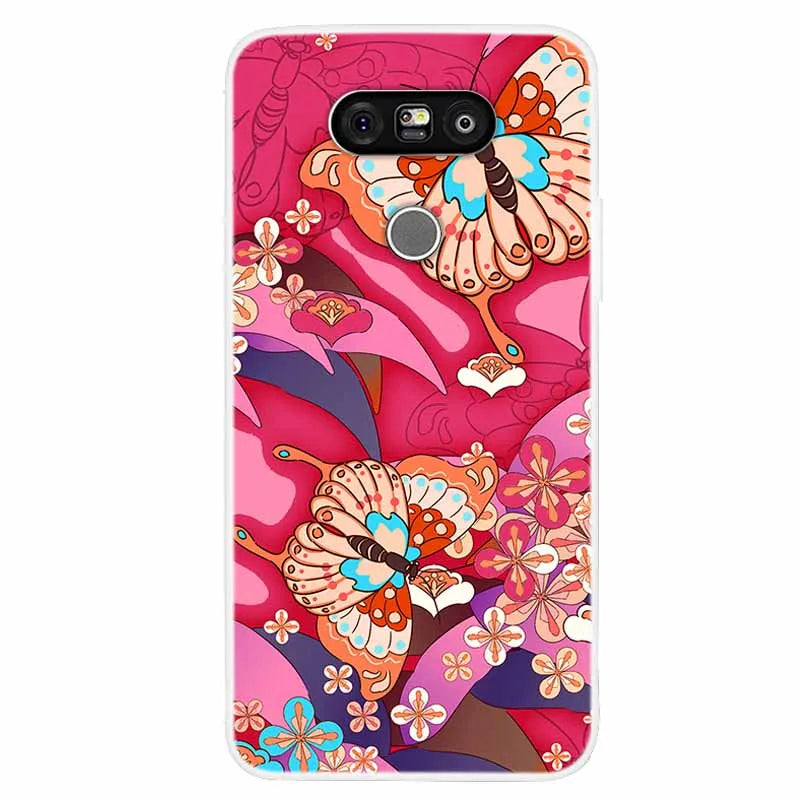 Deksel til LG G5 Case Luxury Soft Silicone Back Cover Phone Case For LG G5 H860 H850 F700L Coque TPU Cartoon Bumper Funda Fashion Shell