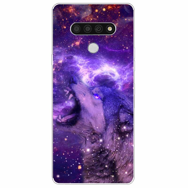 Deksel til LG K51 K61 V50 V60 Thinq Case Cute Cat Silicone Coque for LG K61 V50 Thinq Cases K 61 Shockproof Shell Bag