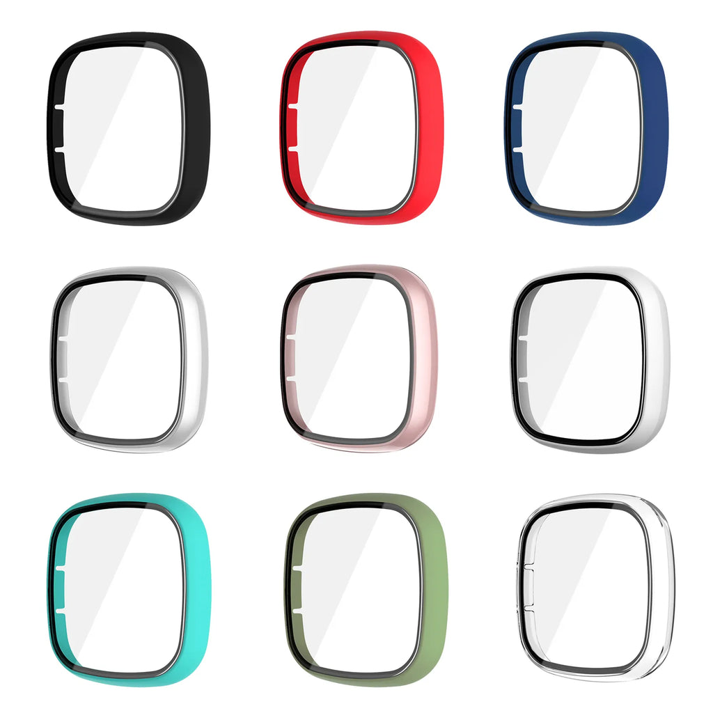 Deksel til Fitbit Sense og Versa 3 hard PC med HD glass