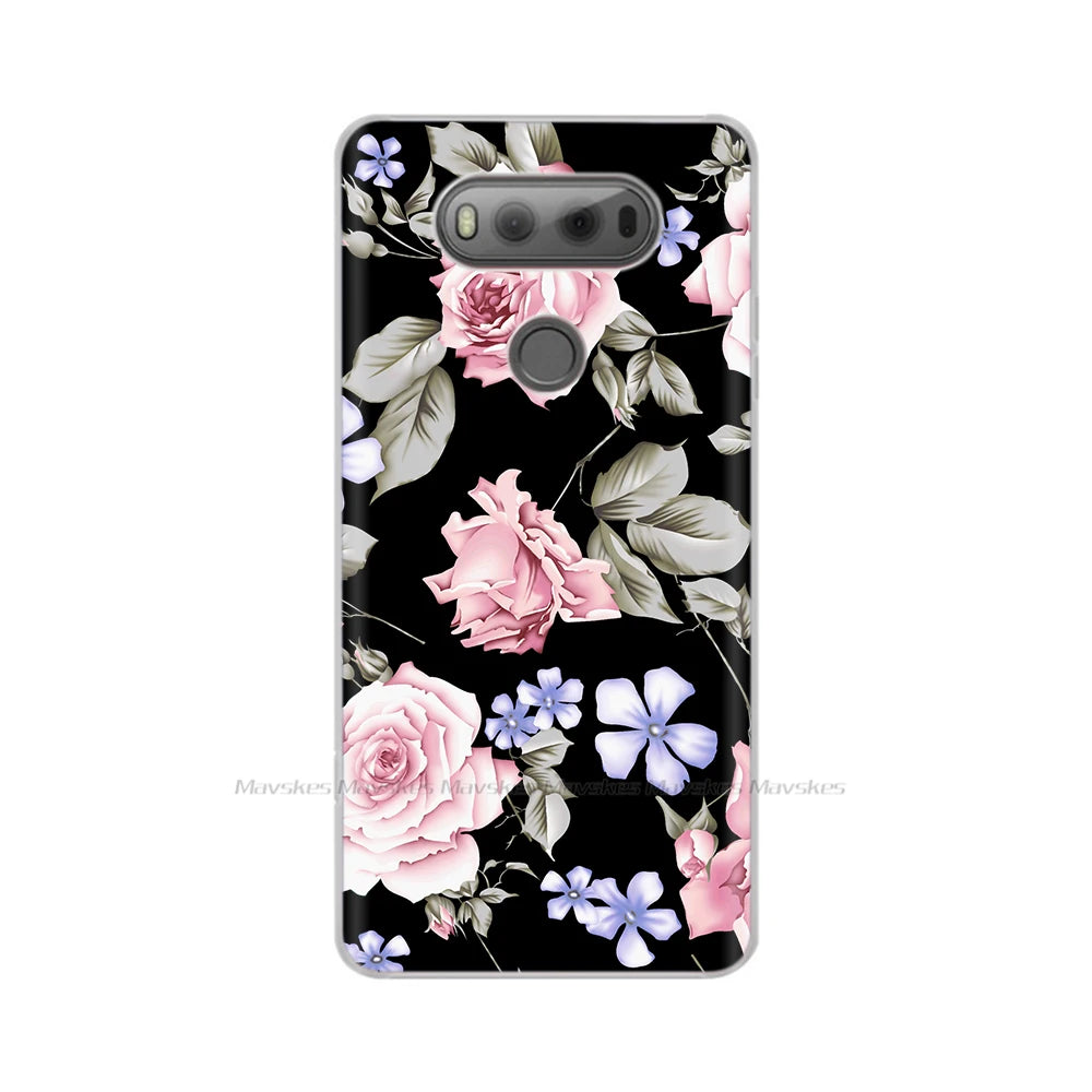 Deksel til LG V20 Case For LG V20 LGV20 V 20 Plus Pattern TPU Cell Phone Case Bumper Fundas