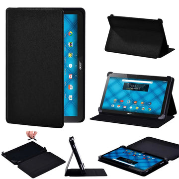 Deksel til Acer Iconia One 10 B3-A10 A20 A30 A40 A50 10.1 Inch PU Leather Folding Stand Protective Shell+ Pen