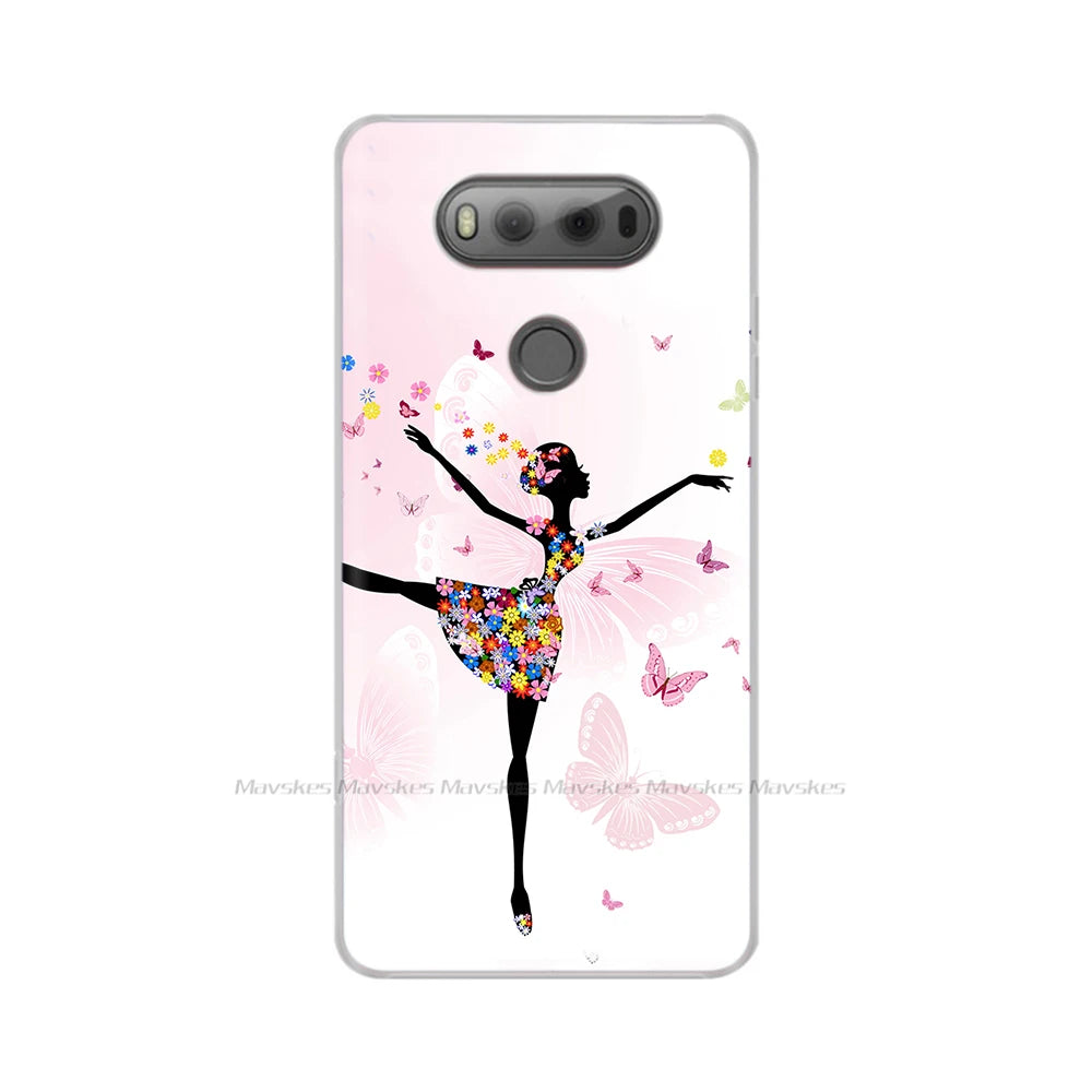 Deksel til LG V20 Case For LG V20 LGV20 V 20 Plus Pattern TPU Cell Phone Case Bumper Fundas
