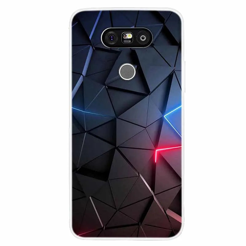 Deksel til LG G5 Case Luxury Soft Silicone Back Cover Phone Case For LG G5 H860 H850 F700L Coque TPU Cartoon Bumper Funda Fashion Shell