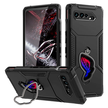 Deksel til ASUS ROG Phone 5 5s Case Air Trigger Compatible with Kickstand Dust Plug Drop Protection for ROG Phone 5s