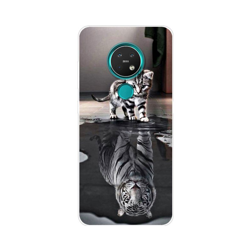 Deksel til Nokia 7.2 deksel 6.2 C20 C30 silikondeksel med motiv For Nokia 6.2 deksel Bumper Nokia X20