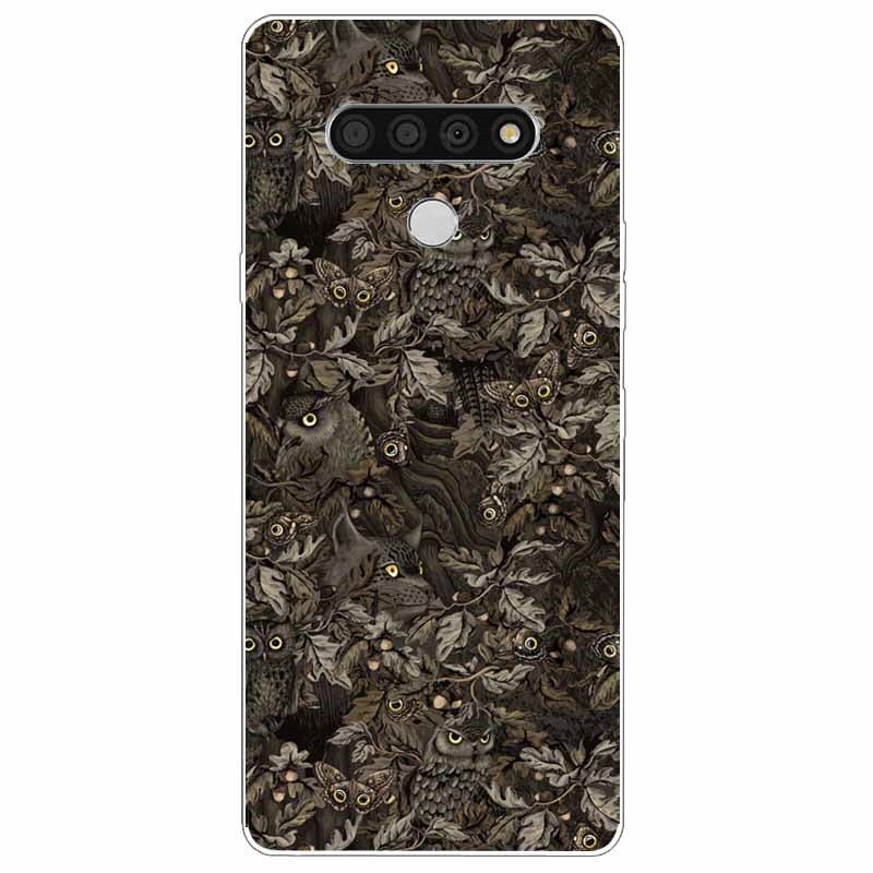Deksel til LG K51 K61 V50 V60 Thinq Case Cute Cat Silicone Coque for LG K61 V50 Thinq Cases K 61 Shockproof Shell Bag