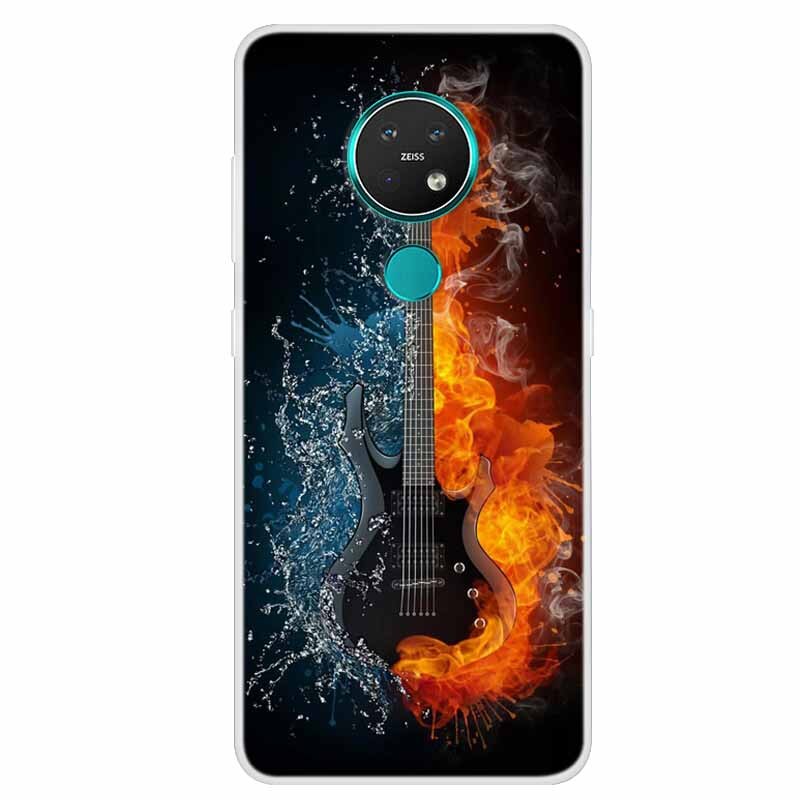Deksel til Nokia 7.2 deksel 6.2 C20 C30 silikondeksel med motiv For Nokia 6.2 deksel Bumper Nokia X20
