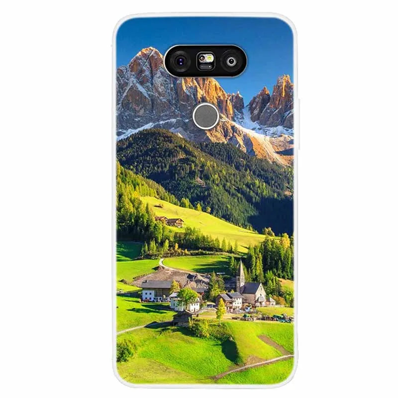 Deksel til LG G5 Case Luxury Soft Silicone Back Cover Phone Case For LG G5 H860 H850 F700L Coque TPU Cartoon Bumper Funda Fashion Shell