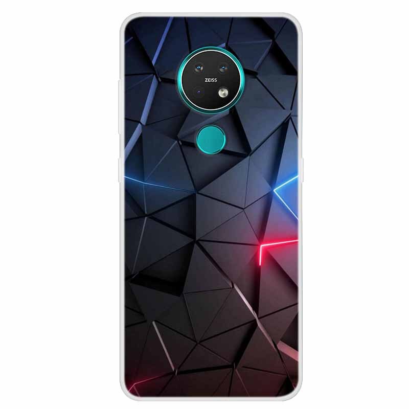 Deksel til Nokia 7.2 deksel 6.2 C20 C30 silikondeksel med motiv For Nokia 6.2 deksel Bumper Nokia X20