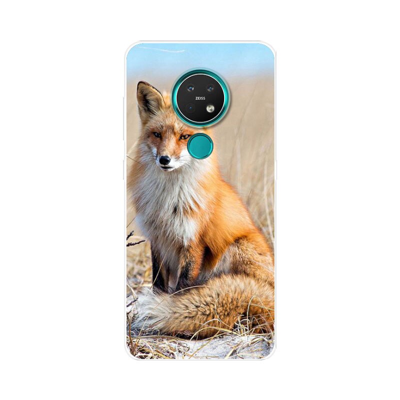 Deksel til Nokia 7.2 deksel 6.2 C20 C30 silikondeksel med motiv For Nokia 6.2 deksel Bumper Nokia X20