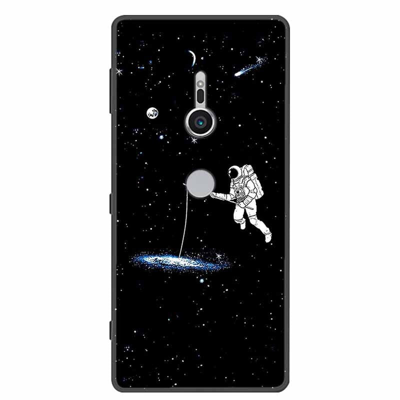 Deksel til Sony Xperia XZ1 XZ2 XZ3 Cover Silicone Painted Soft Phone Back Cases for Sony XZ2 Compact Premium Protective Funda Capa