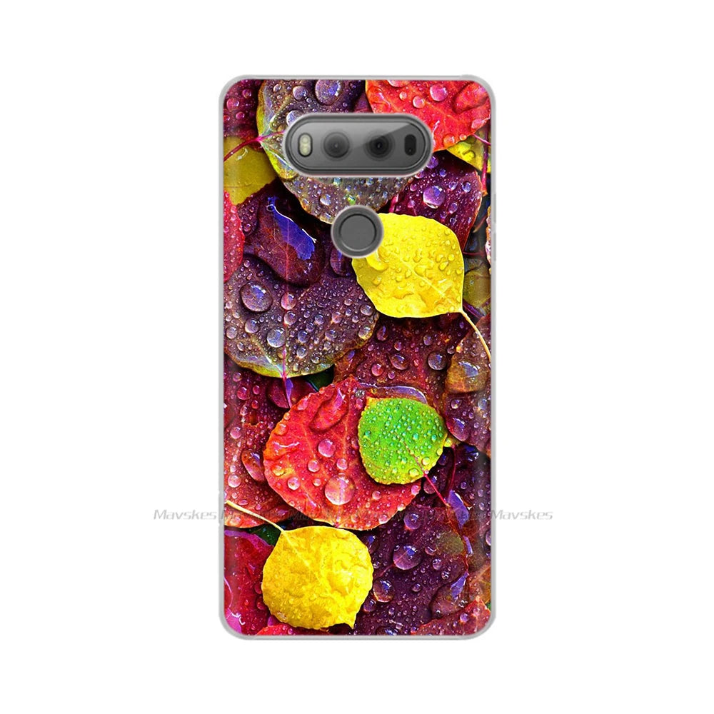 Deksel til LG V20 Case For LG V20 LGV20 V 20 Plus Pattern TPU Cell Phone Case Bumper Fundas