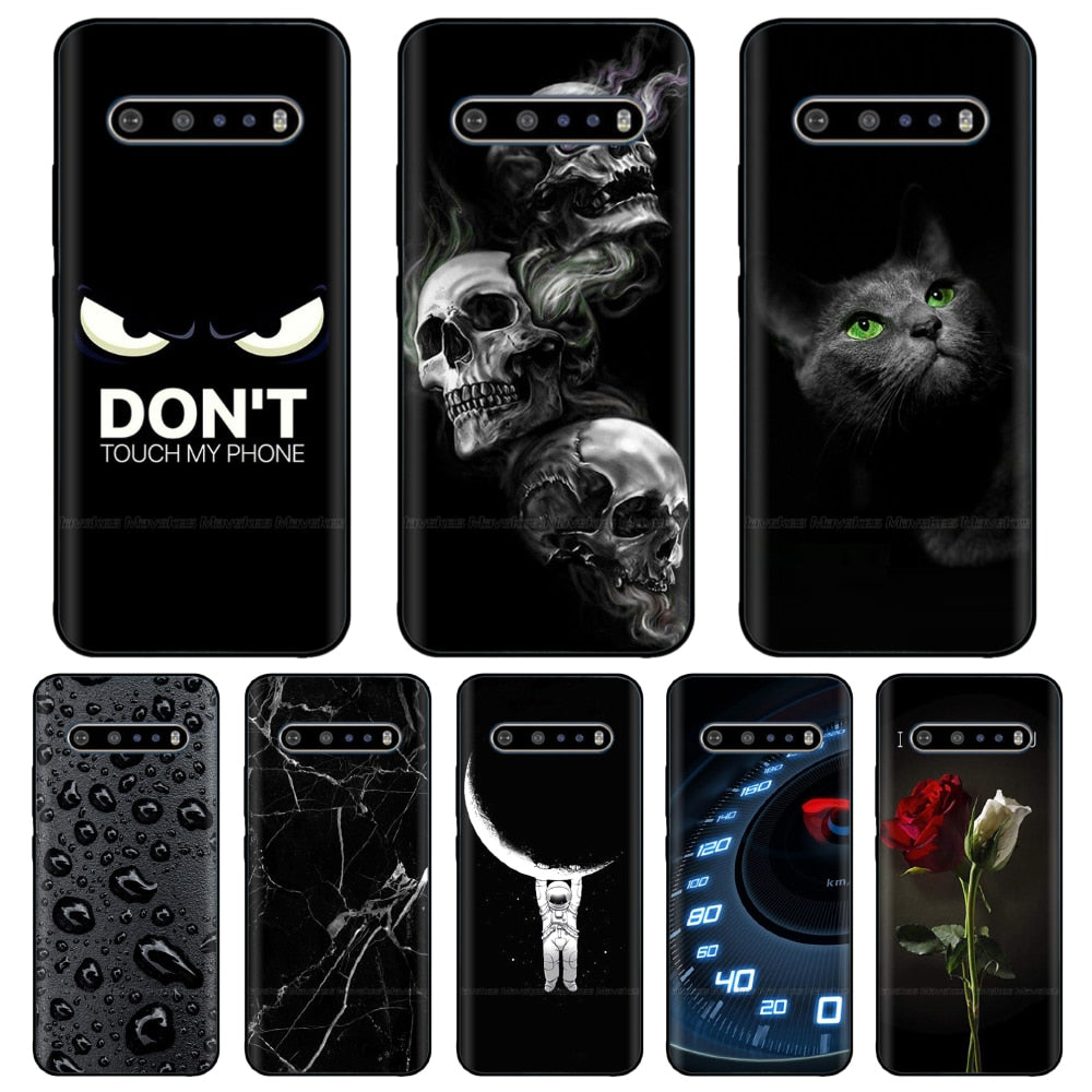 Deksel til LG V60 ThinQ Case 6.8" Soft Silicon Tpu Phone Cover Funda For LG V60 ThinQ 5G V 60 Back Cover lgV60 ThinQ coque Bumper Shell