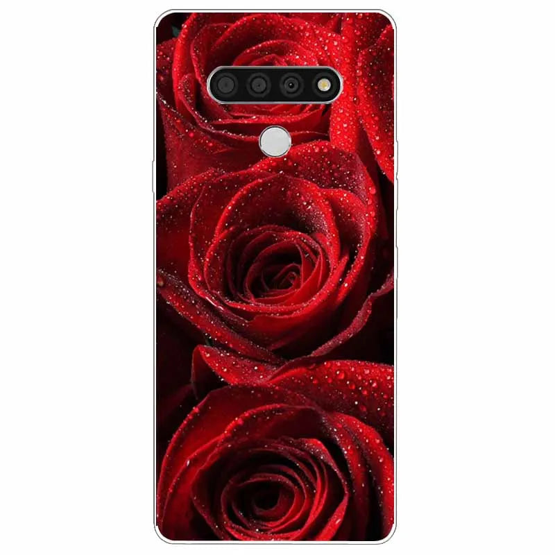 Deksel til LG K51 K61 V50 V60 Thinq Case Cute Cat Silicone Coque for LG K61 V50 Thinq Cases K 61 Shockproof Shell Bag
