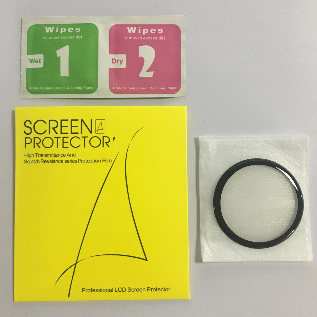 Deksel til Samsung Galaxy Watch Active 2 4 40mm 44mm skjermbeskytter i herdet glass