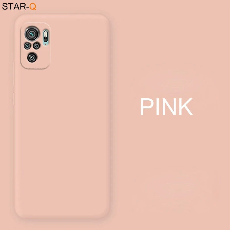 Deksel til Xiaomi Redmi Note 10 pro max 10s Original Camera Protective Soft Back Covers On Redmi Note10