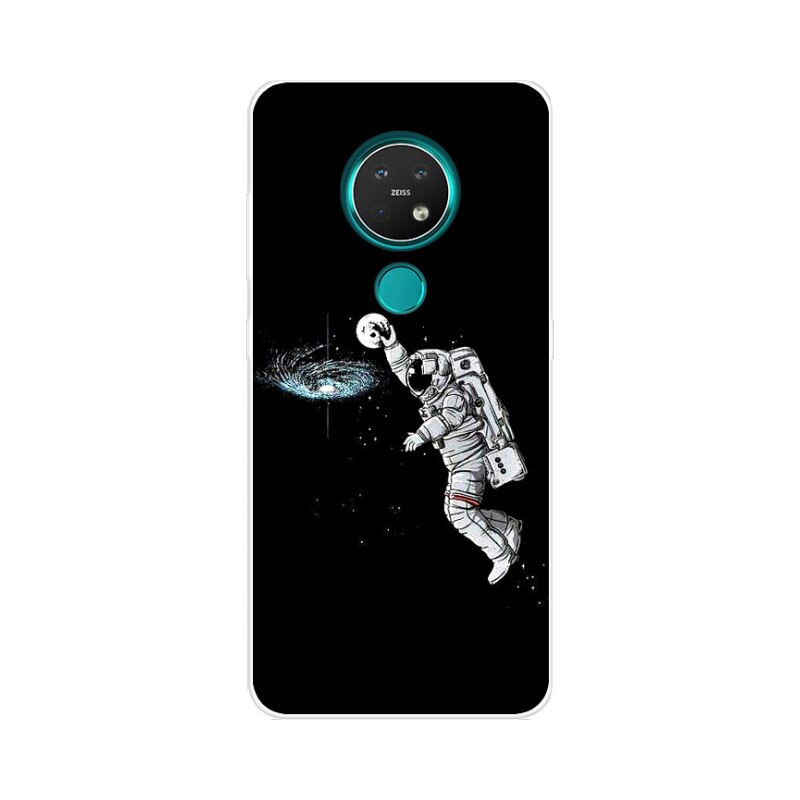 Deksel til Nokia 7.2 deksel 6.2 C20 C30 silikondeksel med motiv For Nokia 6.2 deksel Bumper Nokia X20