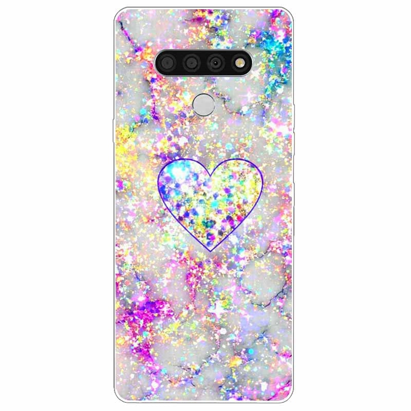 Deksel til LG K51 K61 V50 V60 Thinq Case Cute Cat Silicone Coque for LG K61 V50 Thinq Cases K 61 Shockproof Shell Bag