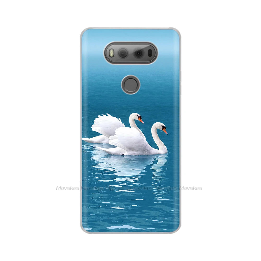 Deksel til LG V20 Case For LG V20 LGV20 V 20 Plus Pattern TPU Cell Phone Case Bumper Fundas