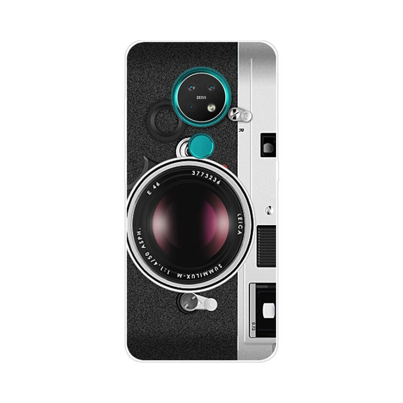 Deksel til Nokia 7.2 deksel 6.2 C20 C30 silikondeksel med motiv For Nokia 6.2 deksel Bumper Nokia X20