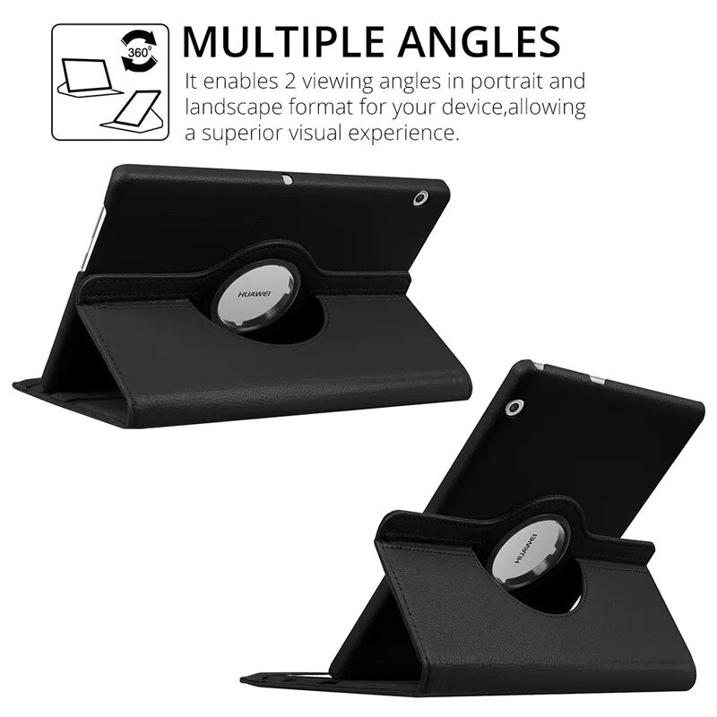 Deksel til Huawei MediaPad T5 10 T3 9.6 M5 Lite 10.1 8.0 Stand Cover for Huawei MatePad 11 T10S T10 10.4 T8 Tablet Funda