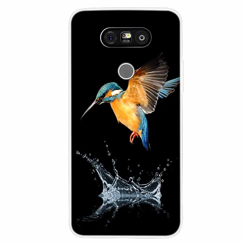 Deksel til LG G5 Case Luxury Soft Silicone Back Cover Phone Case For LG G5 H860 H850 F700L Coque TPU Cartoon Bumper Funda Fashion Shell