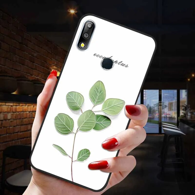 Deksel til Asus Zenfone 5 ZE620KL Case 3D Emboss Soft Silicon Cover for Asus ZB601KL ZB602KL ZE554KL ZE552KL ZB631KL ZB633KL Phone Case