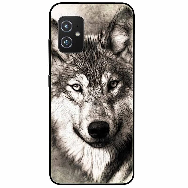 Deksel til Asus Zenfone 8 ZS590KS Case Phone Cover Soft Silicone TPU Back Cases For Asus Zenfone8 ZS 590KS Coque 5.9 inch Fashion Capa
